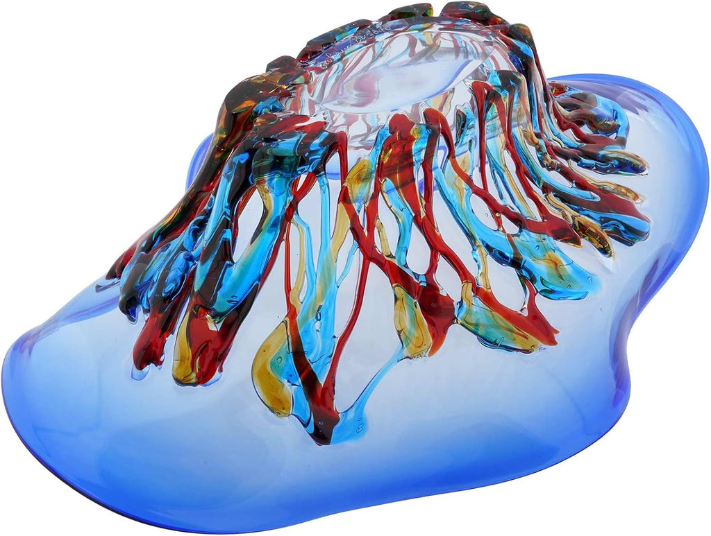 Oceanos Centerpiece Bowl - Blue and Red - Set of 2