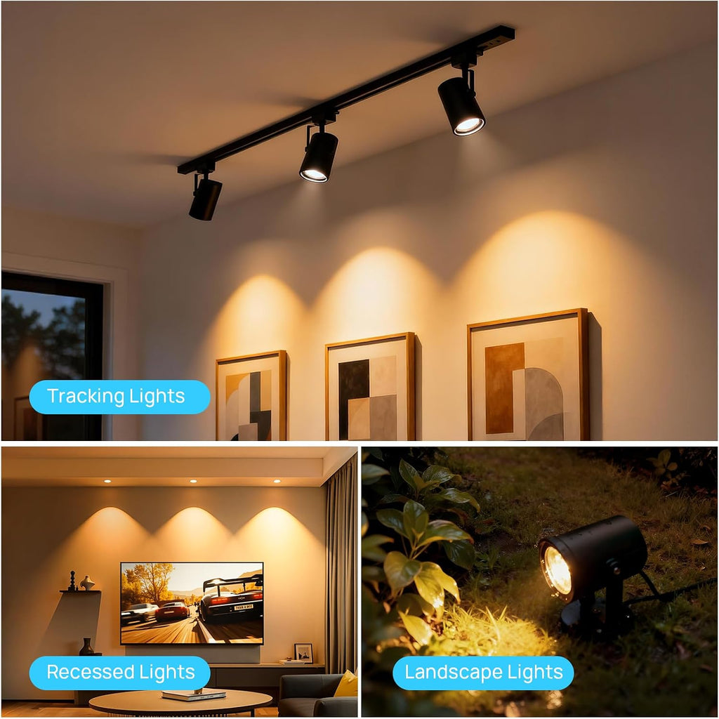 GU5.3 LED Bulb Dimmable, 5W (50W Equivalent), 2700K Soft White Light Bulb with 500lm 40° Beam Angle, 12V Low Voltage