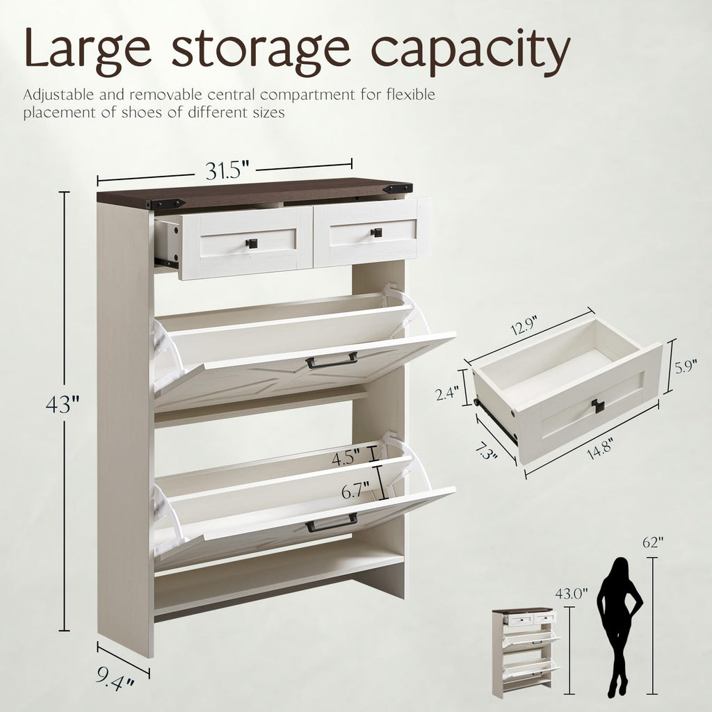 Shoe Storage Cabinet | Casa Home Living