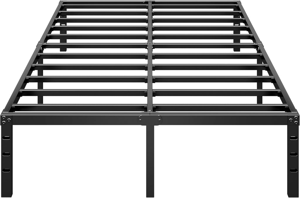 Metal Platform Bed Frame 14 Inch Tall,No Box Spring Needed,Full Bed with Heavy Duty Strong Support Slats,Easy to