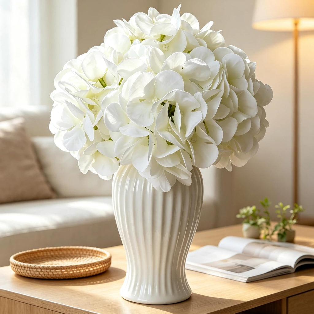 White Artificial Bulk with Stems 64 Pcs