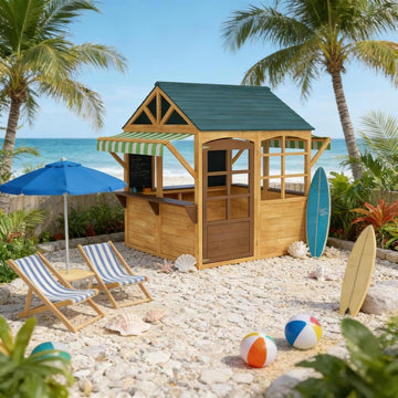 Outdoor Wooden Playhouse for Kids