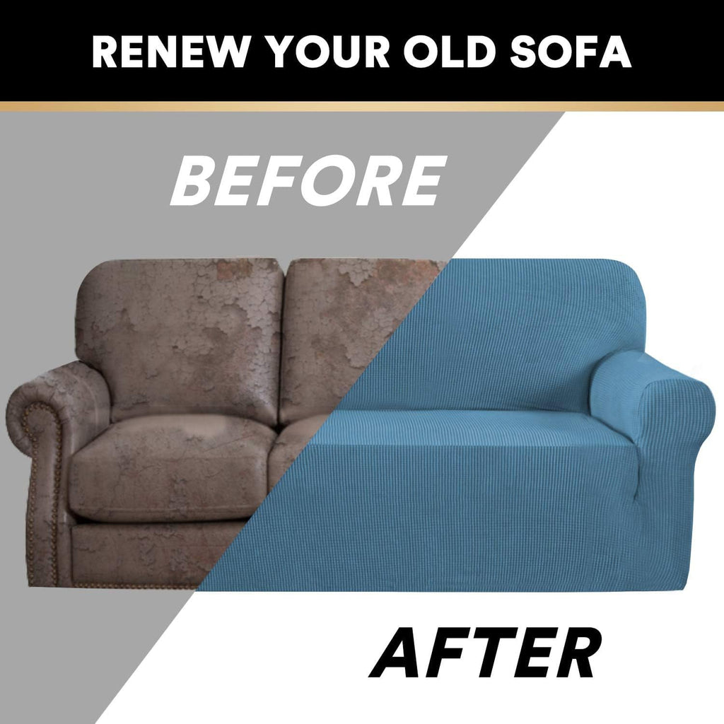 Stretch Loveseat Sofa Cover Slipcover Couch Cover for 2 Cushion Sofa Washable Sofa Cover for Pets Friendly Furniture