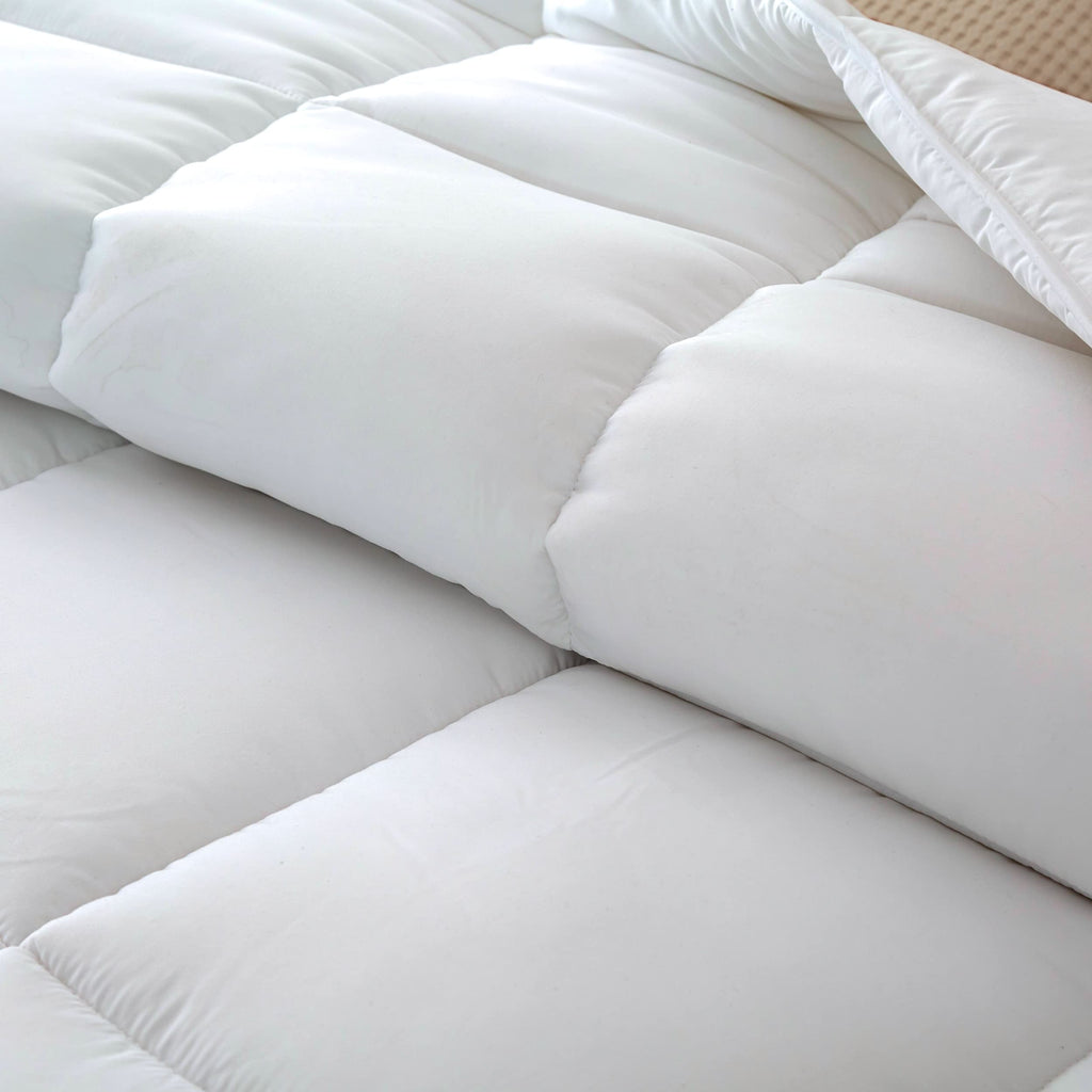 Down Alternative 108x98 Comforter All Season Duvet Insert-Ultra Soft Double Brushed Microfiber Quilt Cover