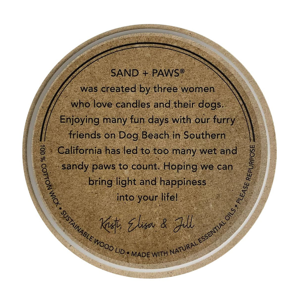 + Paws Scented Candle - Ocean Mist - Additional Scents and Sizes - Luxurious Air Freshening Jar Candles Neutralize