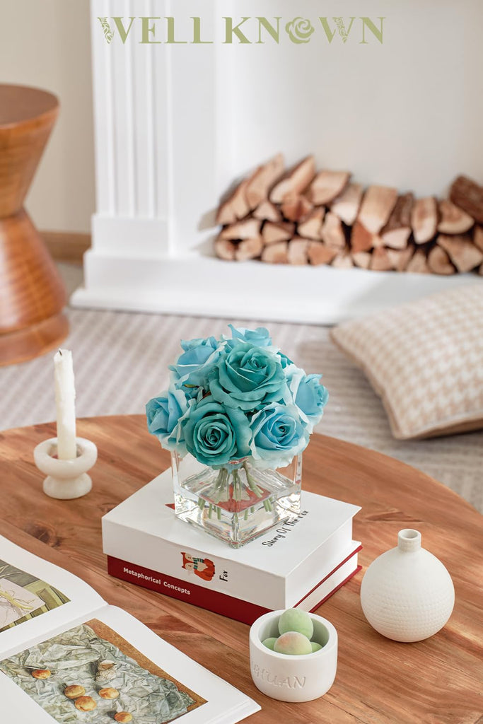 Rose Artificial Flowers in Vase with Faux | Casa Home Living