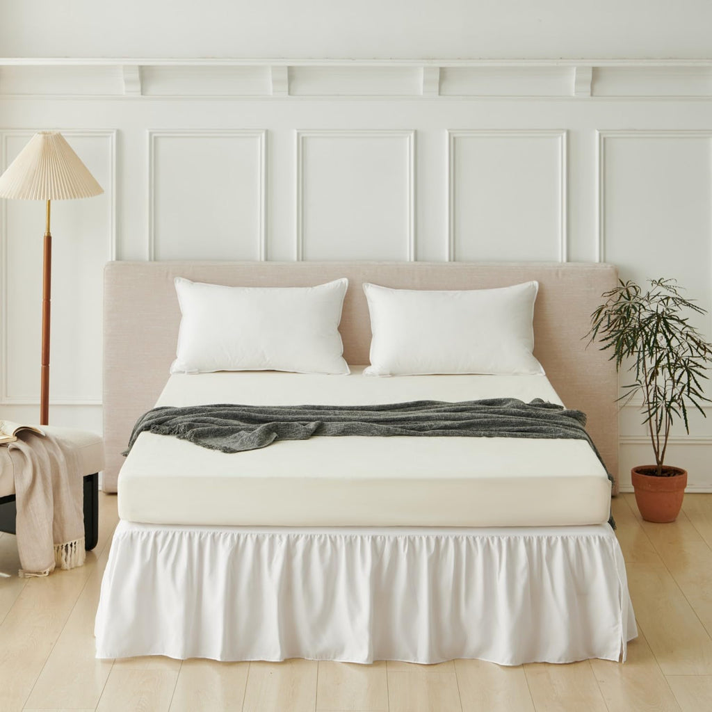 Bed Skirt Ruffled Bed Skirt, 22'' Dust Ruffle Bed Skirts