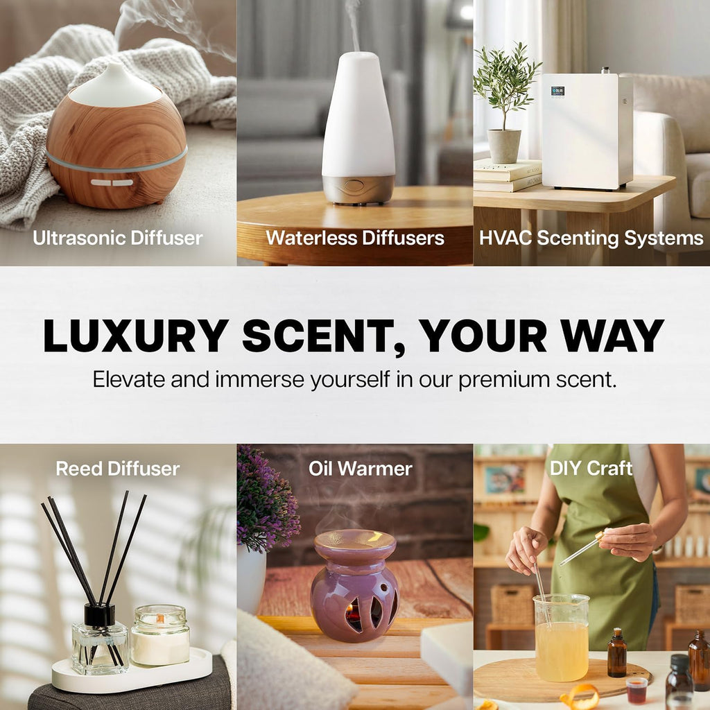 White Tea Reed Diffuser Oil Refill - Luxury Hotel Series Fragrance Oils for Diffuser, Long-Lasting, Natural Home - Set of 85