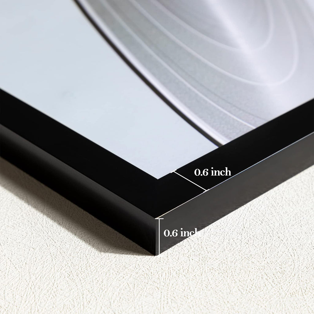 Vinyl Record Frame, 12.5 x 12.5 in, Black, 4 Pack