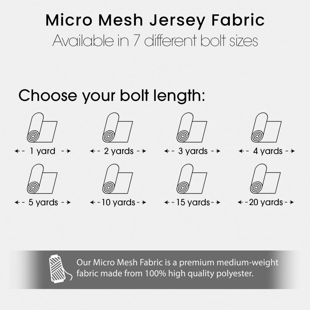 Textiles 3 Yard Bolt Brown Micro Mesh Athletic Jersey Fabric