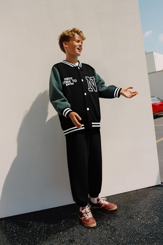 Little Boys Fall Outifts Button Down Shirt and Jogger Pants Sweatsuits Sets 7