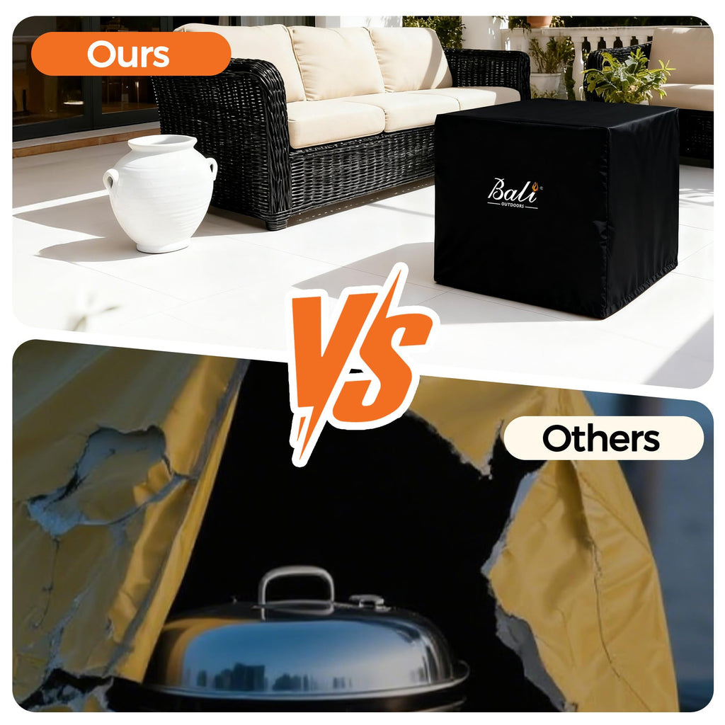 30 Inch Square Patio Fire Pit Table Cover