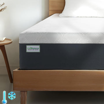 Queen Size Mattress, 10 Inch Cooling-Gel Memory Foam Mattress Made in USA, CertiPUR-US Certified Mattresses in a Box