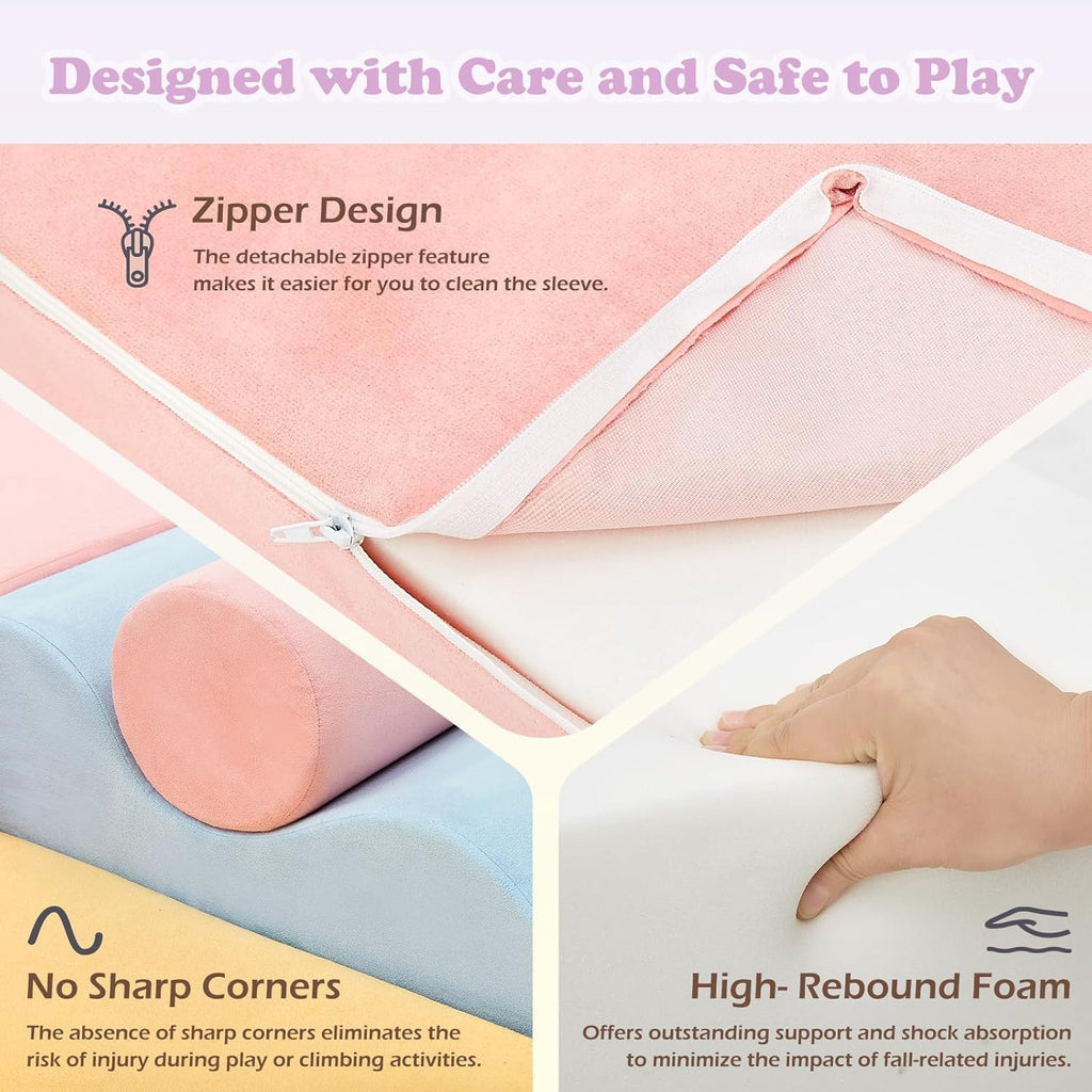 Climbing Toys for Toddlers, Toddler Climbing Toys Indoor, Piece Soft Foam Climbing Blocks Set, Toddler Playtime