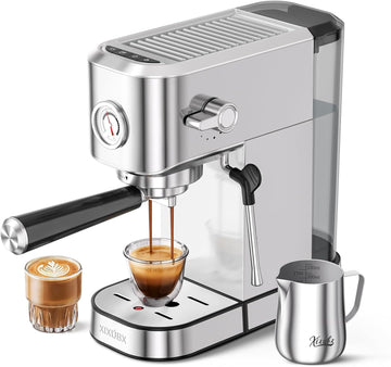 Espresso Machine with Milk Frother for Cappuccino & Latte