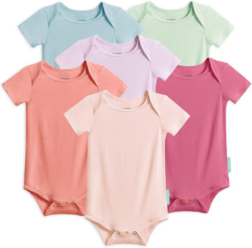 Bamboo Viscose Short Sleeve Bodysuit Baby, Unisex Baby