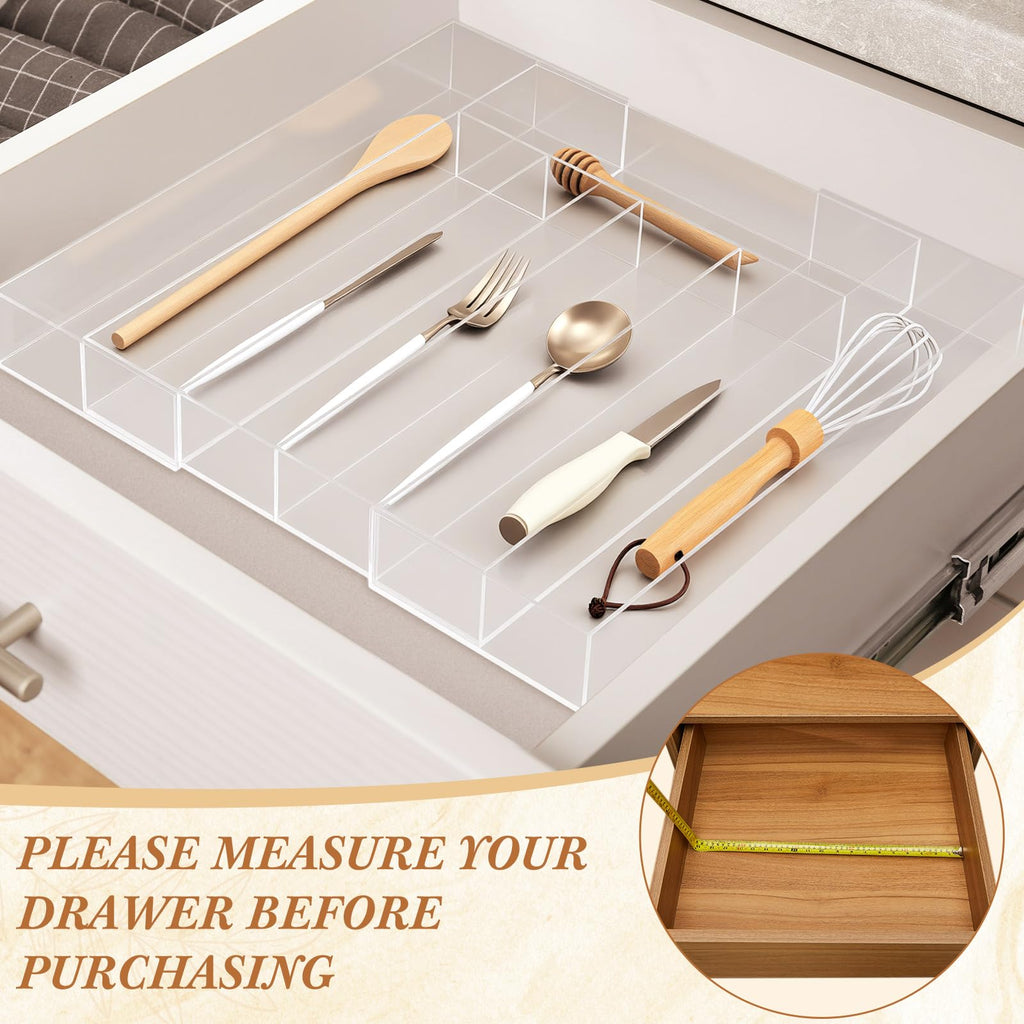 Expandable Drawer Organizer, 12 x 16 Inches, 5-7 Slots