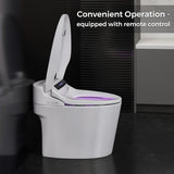 Smart Toilet with Built-in Heated Seat, One-Piece Bidet Toilet