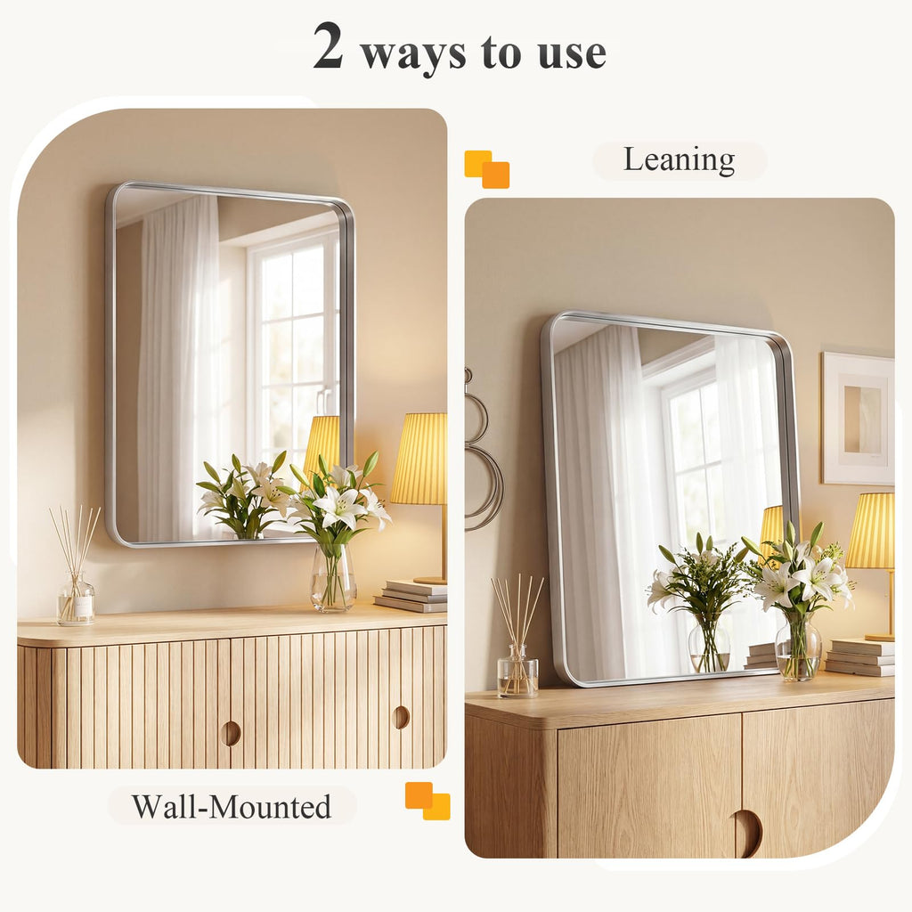 Bathroom Mirror 48x30 Inch, Vanity Mirror for Wall