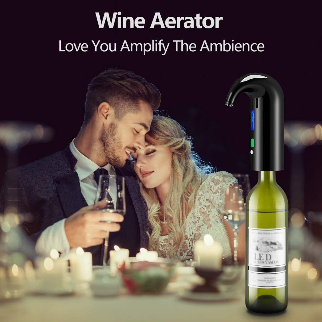 Wine Aerator Electric Wine Decanter Best Sellers One Touch Red -White Wine Accessories Aeration Work with Wine Opener