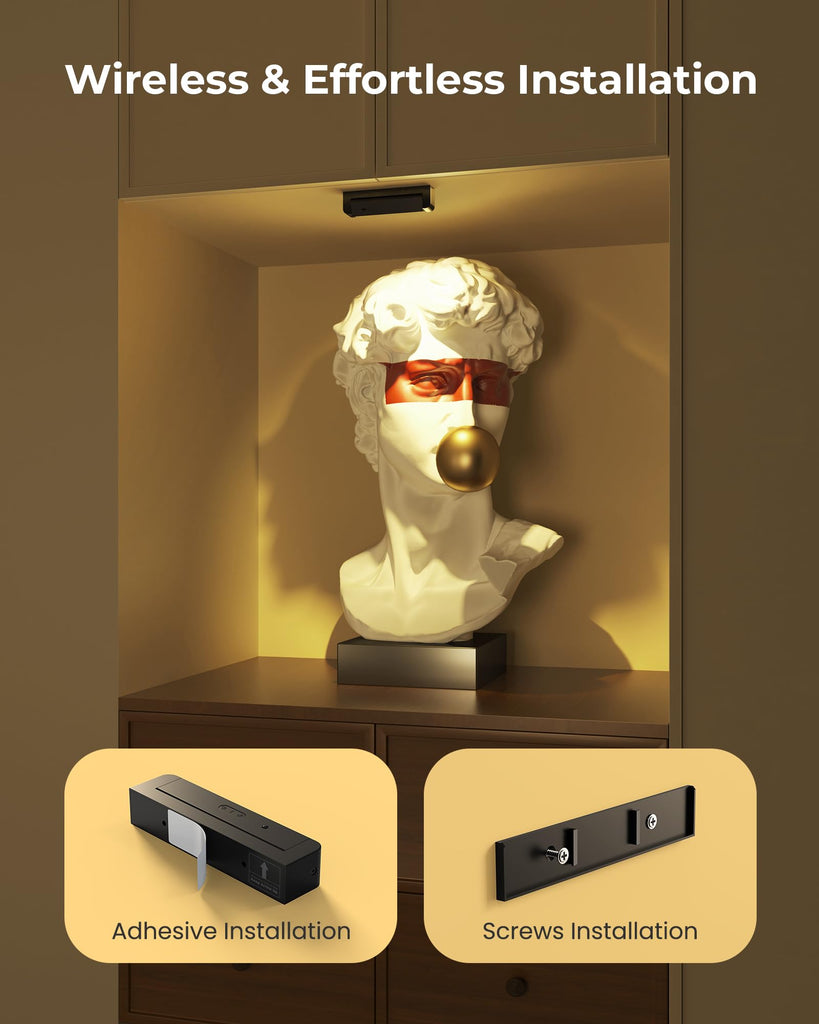 Spotlights Indoor with Daily Auto Timer, 5500mAh Rechargeable Plant Lights, Wireless Uplighting with Remote, 3CCT &