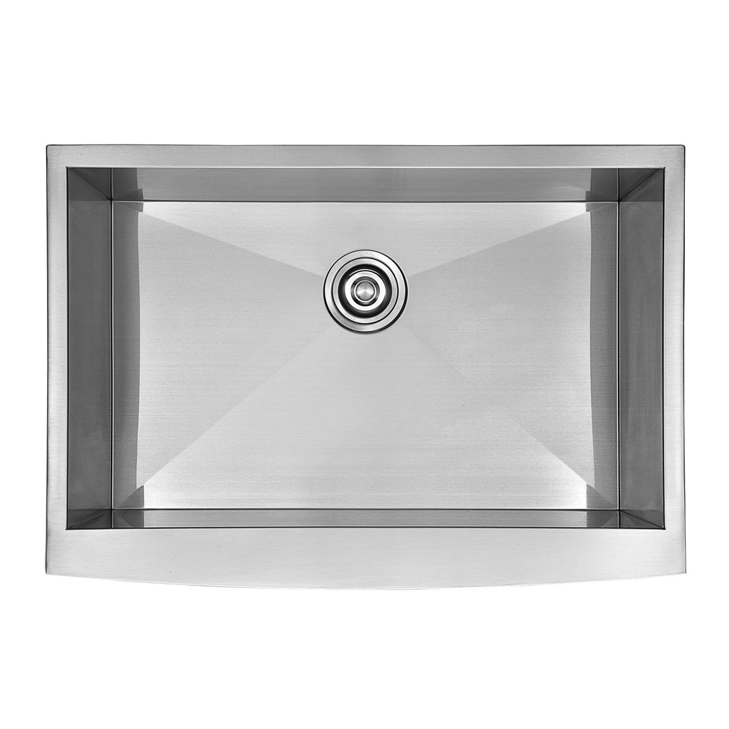 30 Inch Farmhouse Apron Single Bowl 18 Gauge Stainless Steel Kitchen Sink
