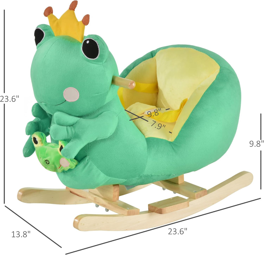 Kids Ride-On Rocking Horse Toy Frog Style Rocker 18-36 Months