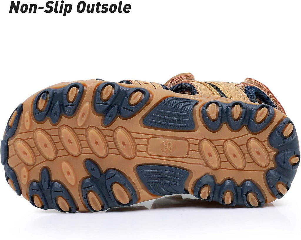 Toddler Sandals for Boys Girls Kids Closed Toe Outdoor Summer Shoes