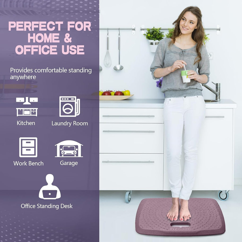 3/4 inch Thick Premium Anti Fatigue Mat with Massage Points, Ideal Standing Pad , Perfect Standing Desk Mat with
