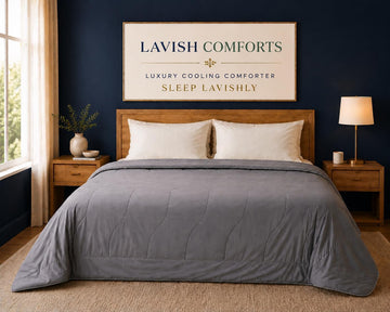 Cooling Comforter King/California King Size 106x96, Cooling Blanket for Hot Sleepers & Night Sweats, Breathable