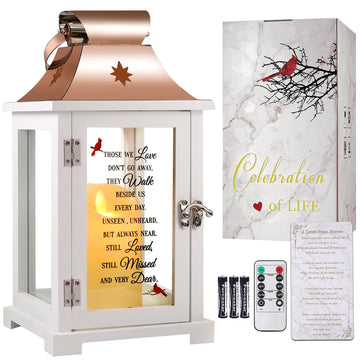 Memorial Lantern, Sympathy Gifts for Loss of Mom/Dad/Loved One, Bereavement Gifts, in Memory of Loved One