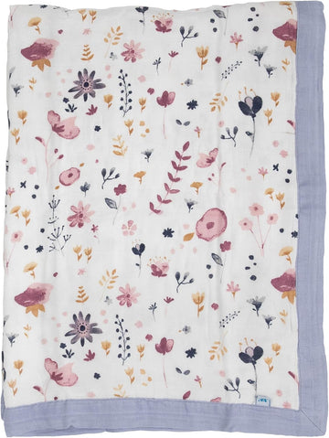 Unicorn Deluxe Muslin Quilt | 100% Rayon Muslin from Bamboo | Babies and Toddlers | Small 30 x 40
