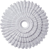 Eryn Ceiling Medallion, 24 3/4"OD x 3 1/4"ID x 1 7/8"P (Fits Canopies up to 4"), Factory Primed