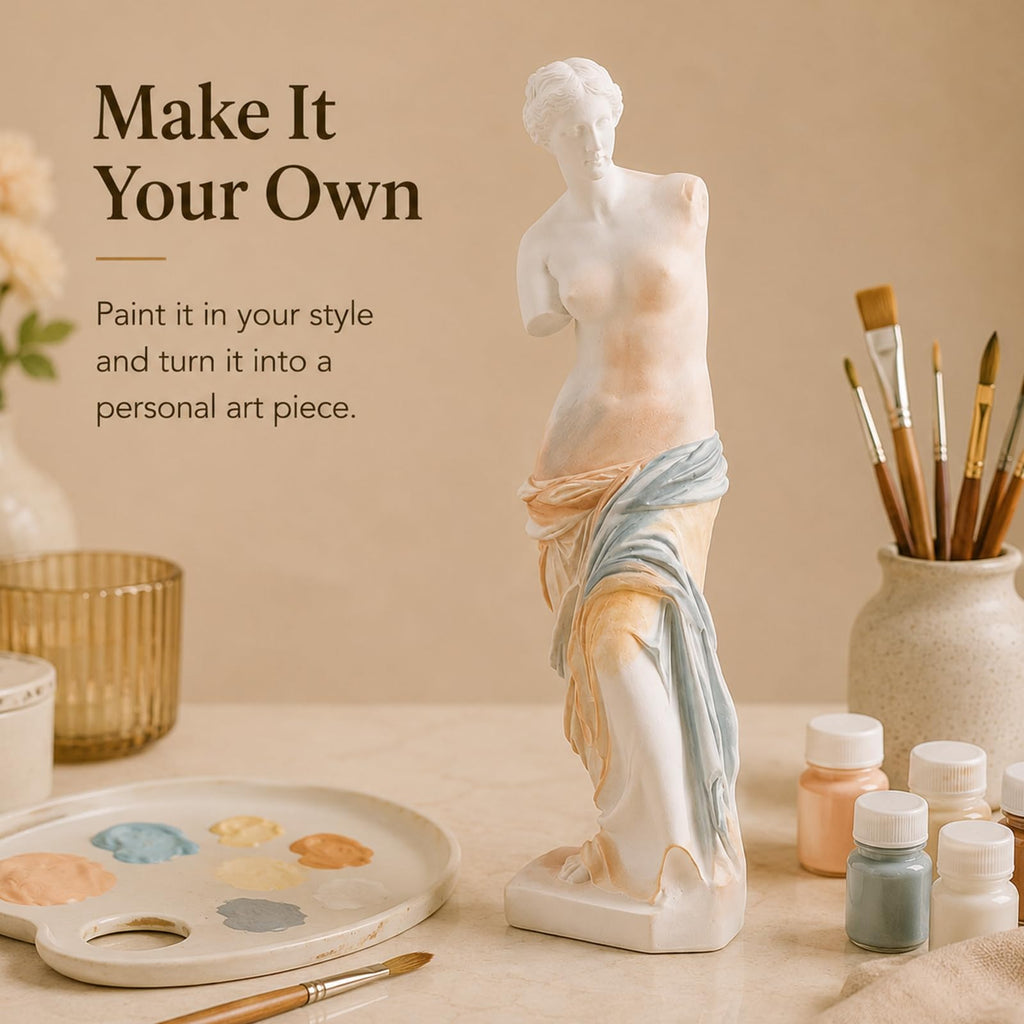 Venus de Milo Statue, 11 Inches Greek Goddess Aphrodite Resin Sculpture