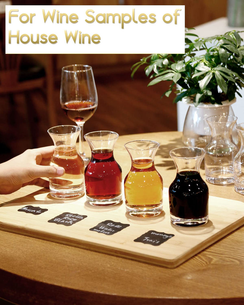8 oz Mini Wine Carafe, Hand-blown Individual Decanters