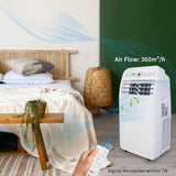 12000 BTU Portable Air Conditioner w/Heater up to 450 Sq. Ft, Ac Heater Combo Window Unit