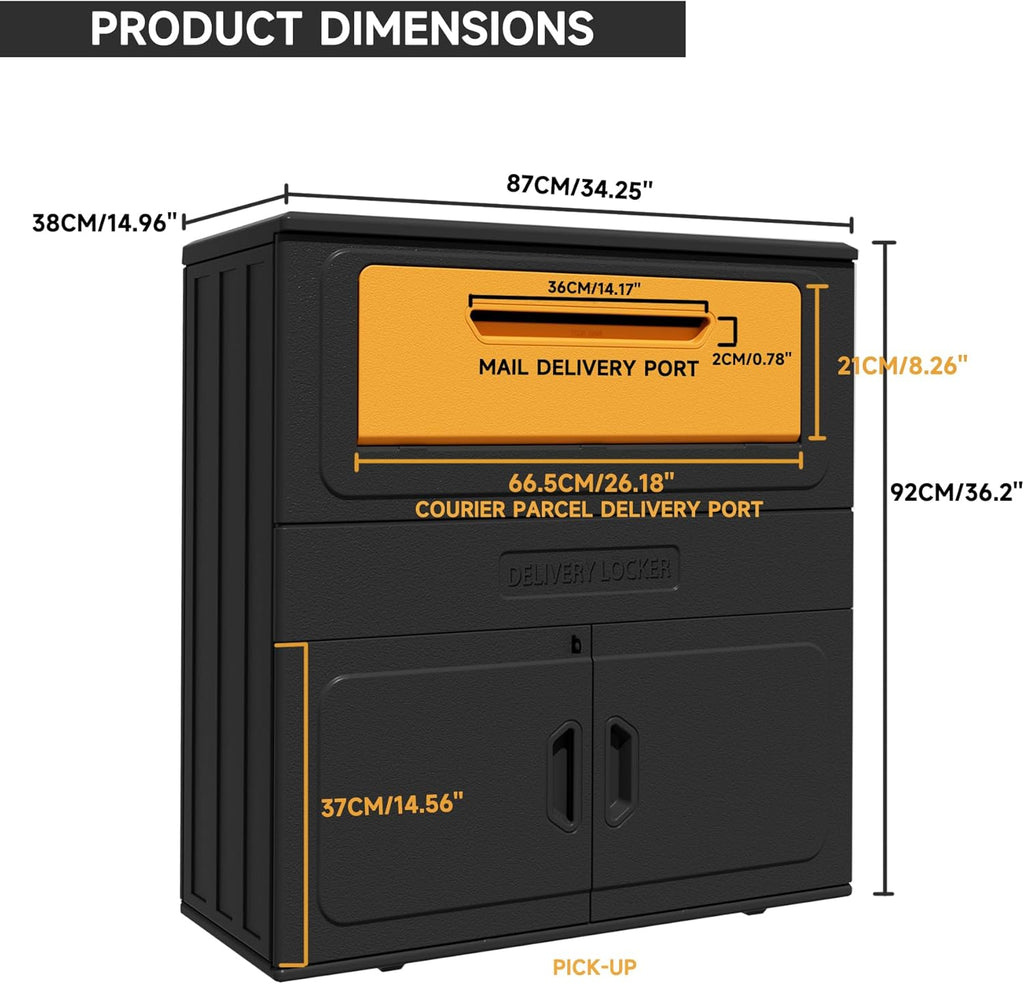 Package Delivery Boxes theft Lockable Package Delivery Box,Waterproof Deck Box