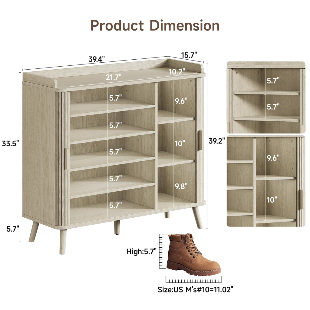 Shoe Cabinet with Sliding Door | Casa Home Living