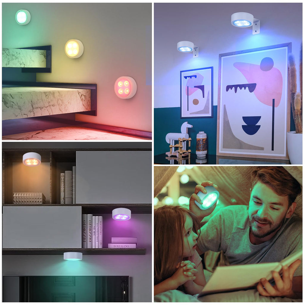 Picture Light Battery Operated with Remote,13 Color Dimmable and Timer Painting Light, Art Display Light