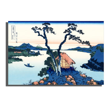 Katsushika Hokusai canvas wall art - Thirty-six Views of Mount Fuji - Lake Suwa in Shinano Province poster - Famous