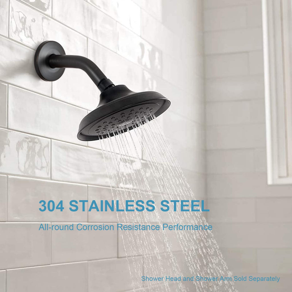 Shower Arm Flange Oil Rubbed Bronze 2.5" in Outer Diameter Replacement Shower Head Arm Escutcheon Plate Suitable for
