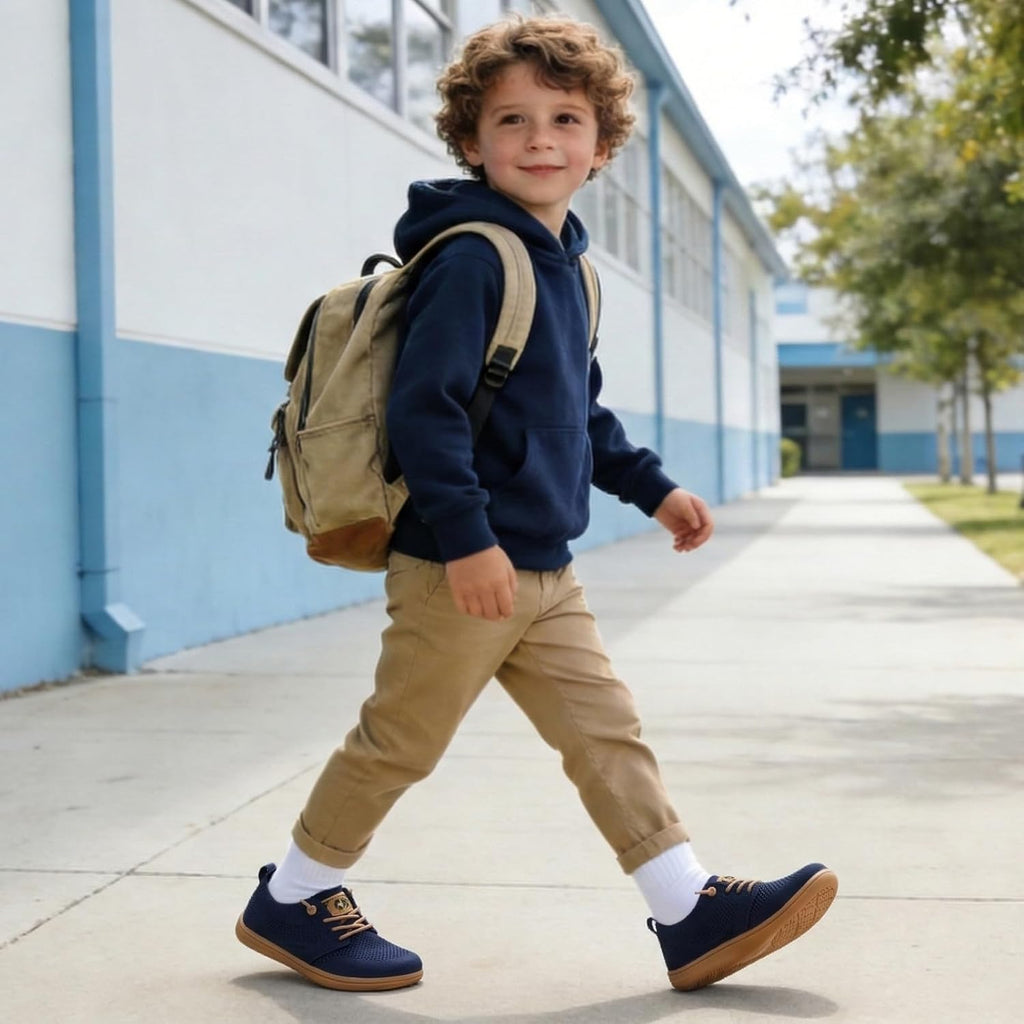 Toddler Shoes Wide Kids Shoes Boys Girls Barefoot Sneakers Slip On Tennis Sneakers Zero Drop Minimalist Breathable