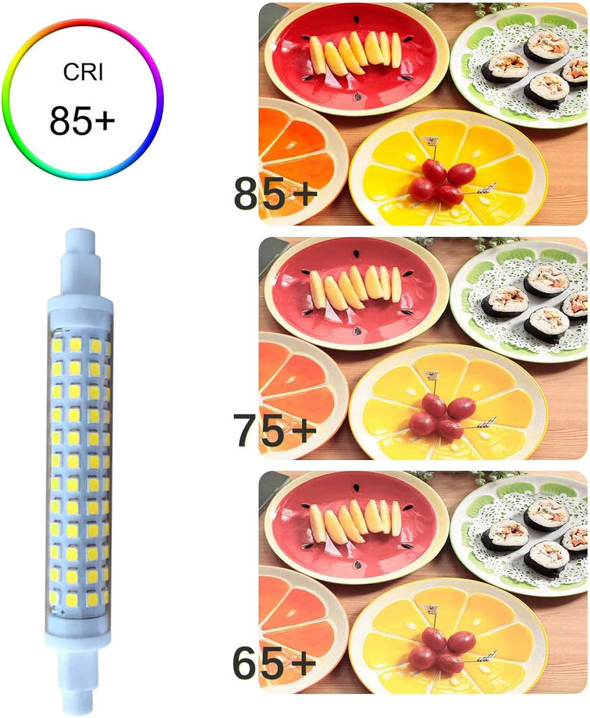 R7S LED Light Bulb 10W Dimmable Double Ended R7S J118 LED Bulbs 100W Halogen Equivalent Daylight White 6000K J Type