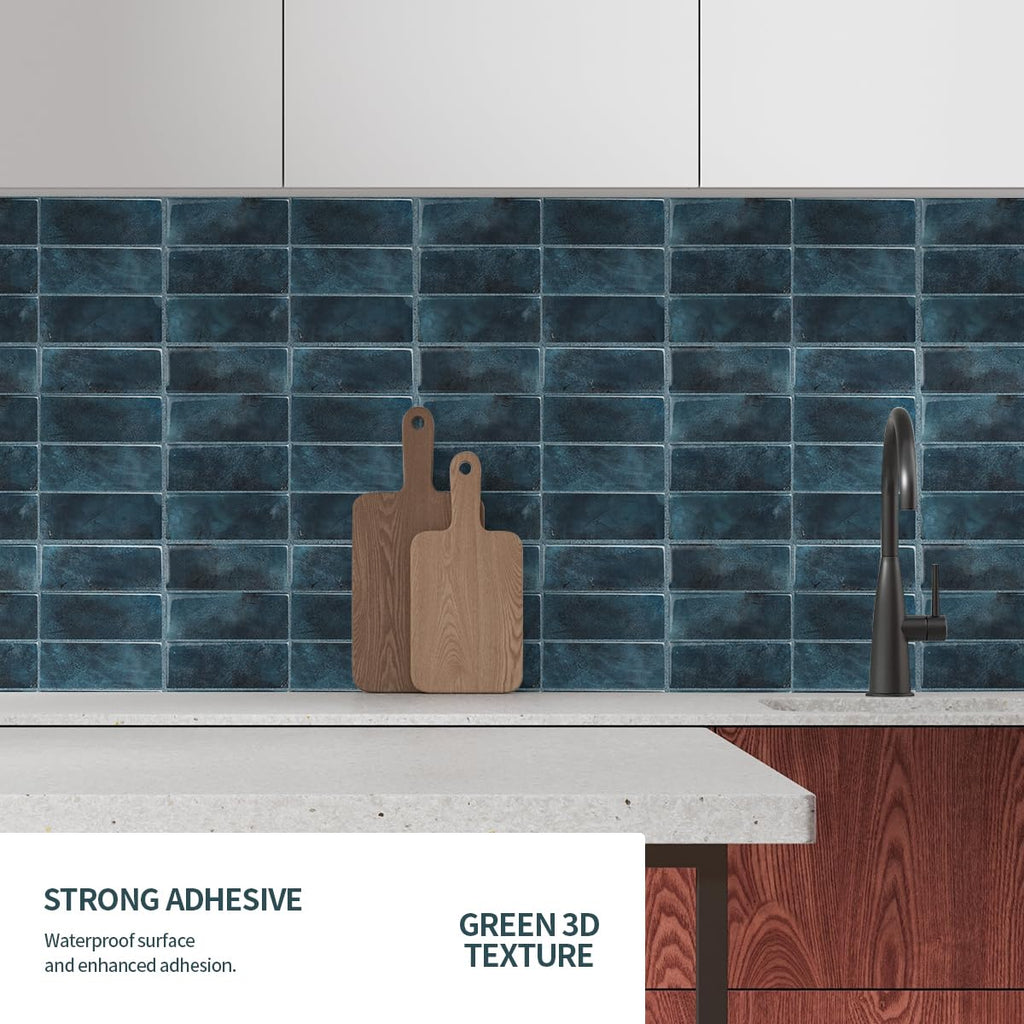 Peel and Stick Backsplash 3D Wall Tiles,Self-Adhesive,Oil Proof,Waterproof, Removable Wall Panels ,Modern Design