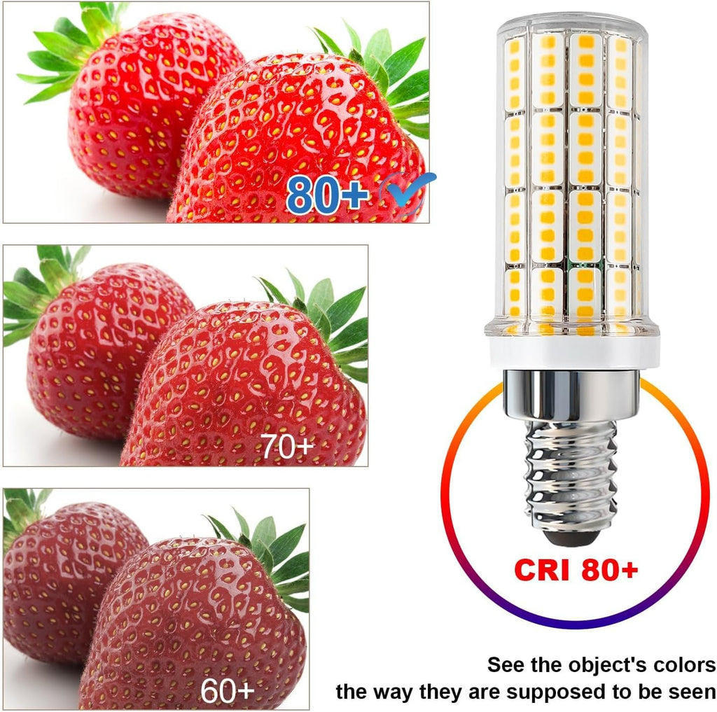 LED Light Bulb, 200W Equivalent 2500Lumen 3000K Cool Daylight White 20W LED Corn Light Bulb,E12 Base