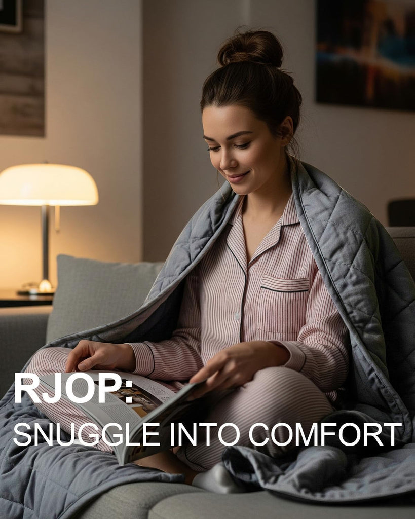 Weighted Blanket 15lbs 60"x80", Weighted Blankets for Adults, Cooling Weighted Blanket for Sleeping, Machine Washable