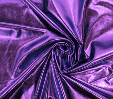 Spandex Fabric Metallic Vivid Violet / 60" Wide/Sold by the Yard