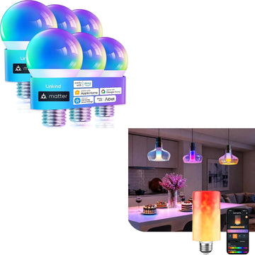 Smart Light Stick, Color and White Smart Light Bulb, 850lm+Matter Smart Light Bulb