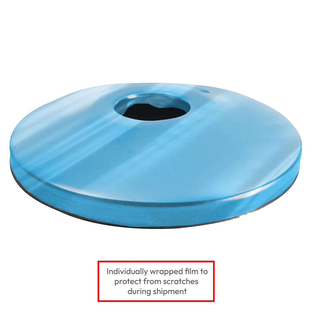 1/2" Escutcheon Plate Pipe Wall Cover, 10 Pack