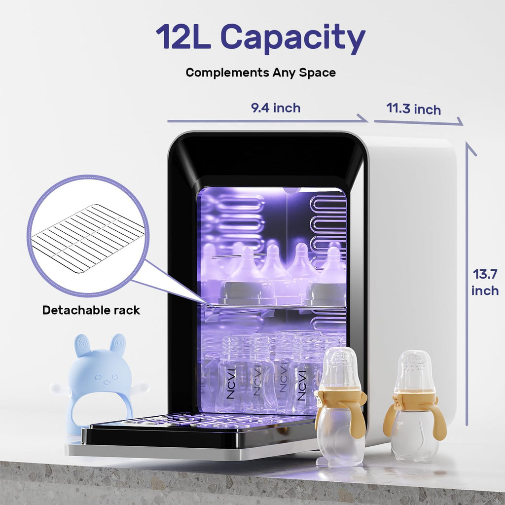 12L Baby Bottle Dryer, Holds 12 Bottles